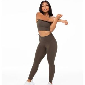 Ethos High Waisted Full Length Leggings w/ Pockets
